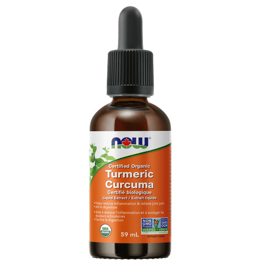 NOW Organic Turmeric Liquid Extract 59mL - 