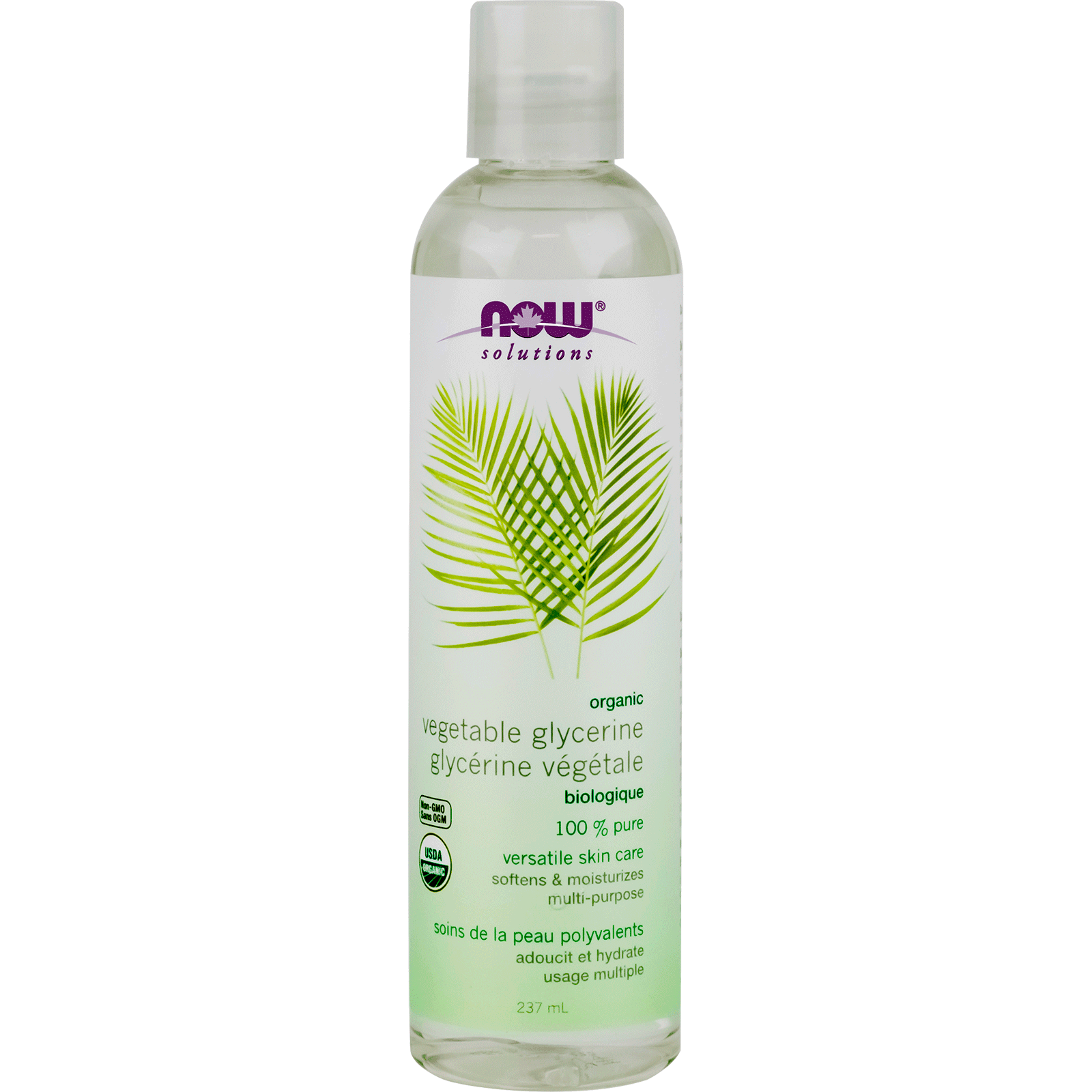 NOW Organic Vegetable Glycerine 237mL - 