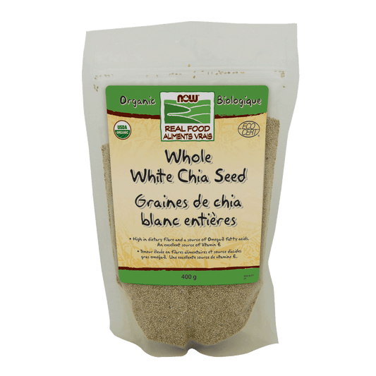 NOW Organic Whole White Chia Seed 400g - 