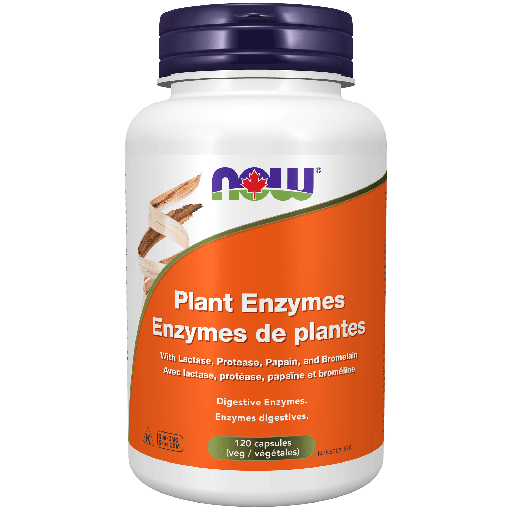 NOW Plant Enzymes 120 Veg Capsules - 