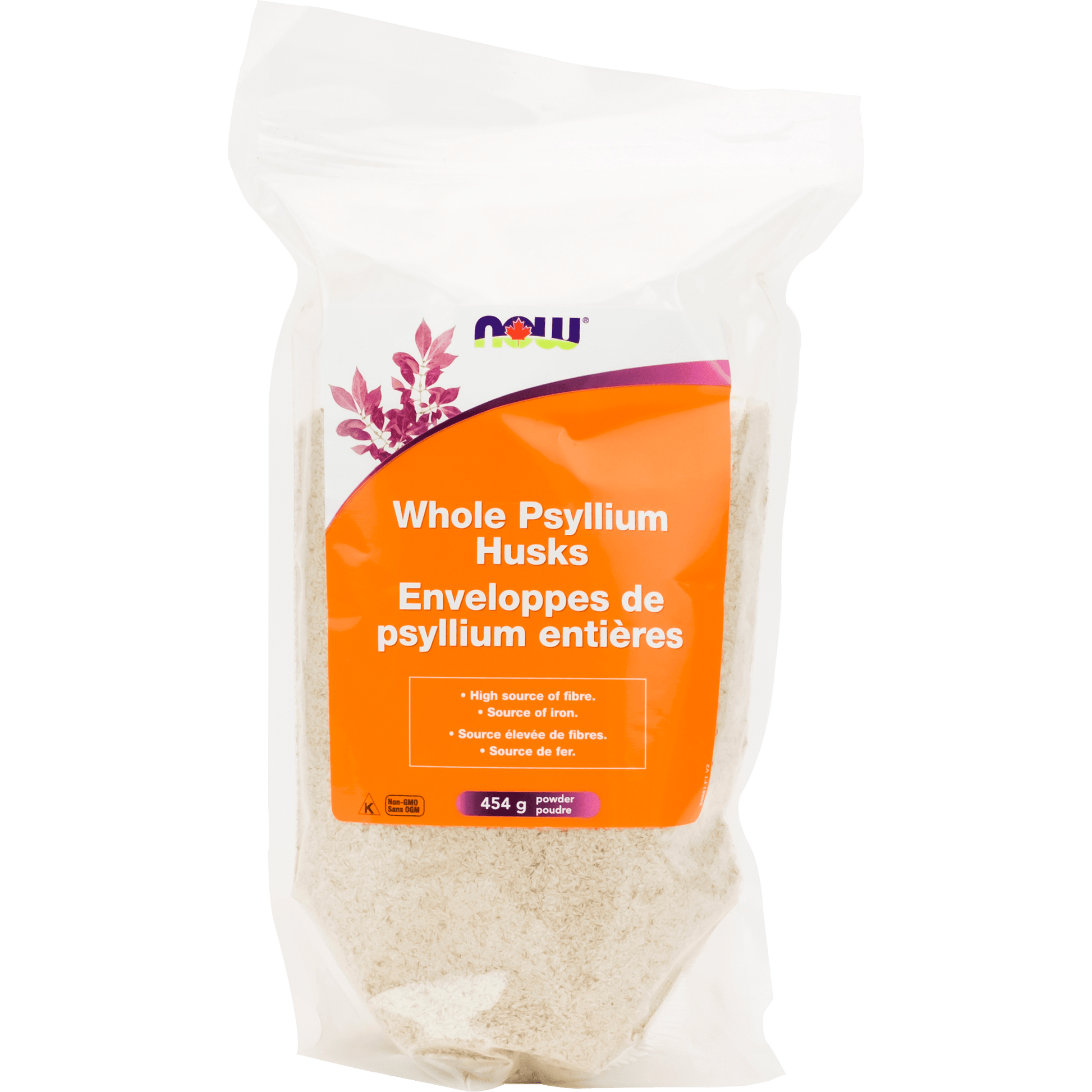 NOW Psyllium Husks Whole (bag) 454g - 