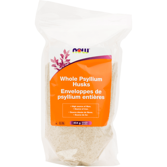 NOW Psyllium Husks Whole (bag) 454g - 