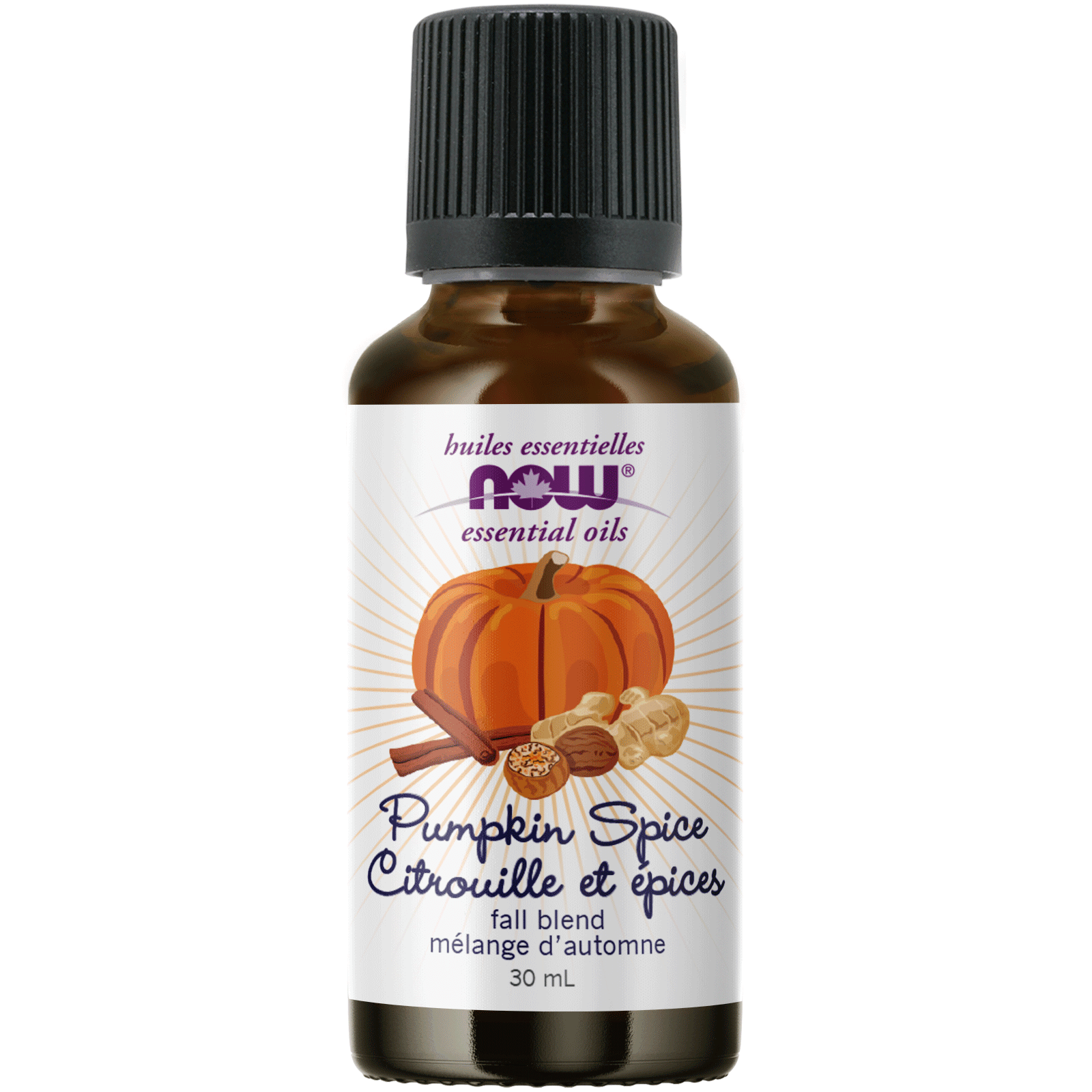 NOW Pumpkin Spice Essential Oil Blend 30mL - 