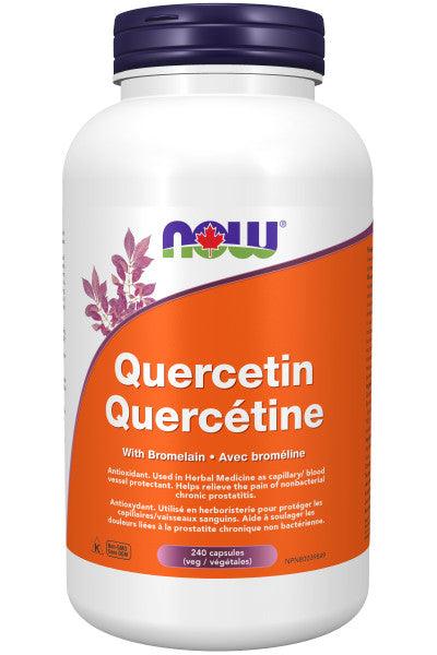 NOW Quercetin with Bromelain 240 Veg Capsules - 