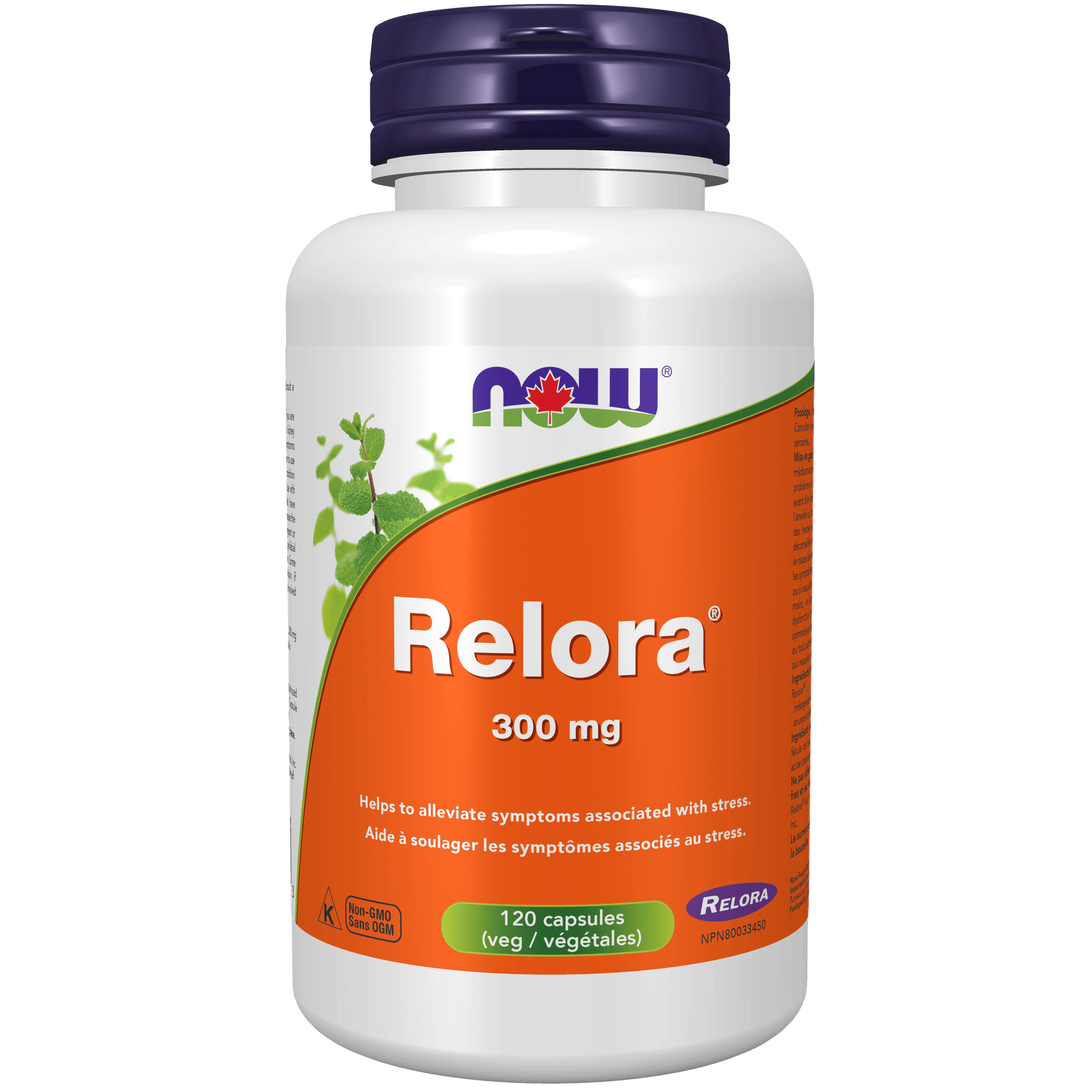 NOW Relora 300mg 120 Veg Capsules - 