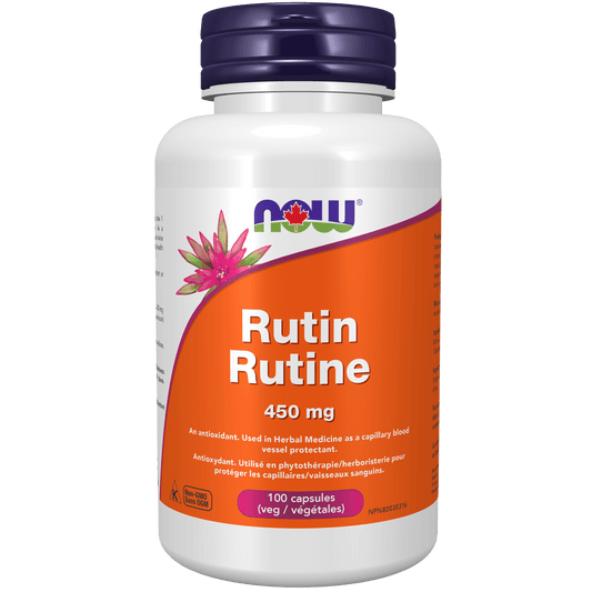 NOW Rutin 450mg 100 Veg Capsules - 
