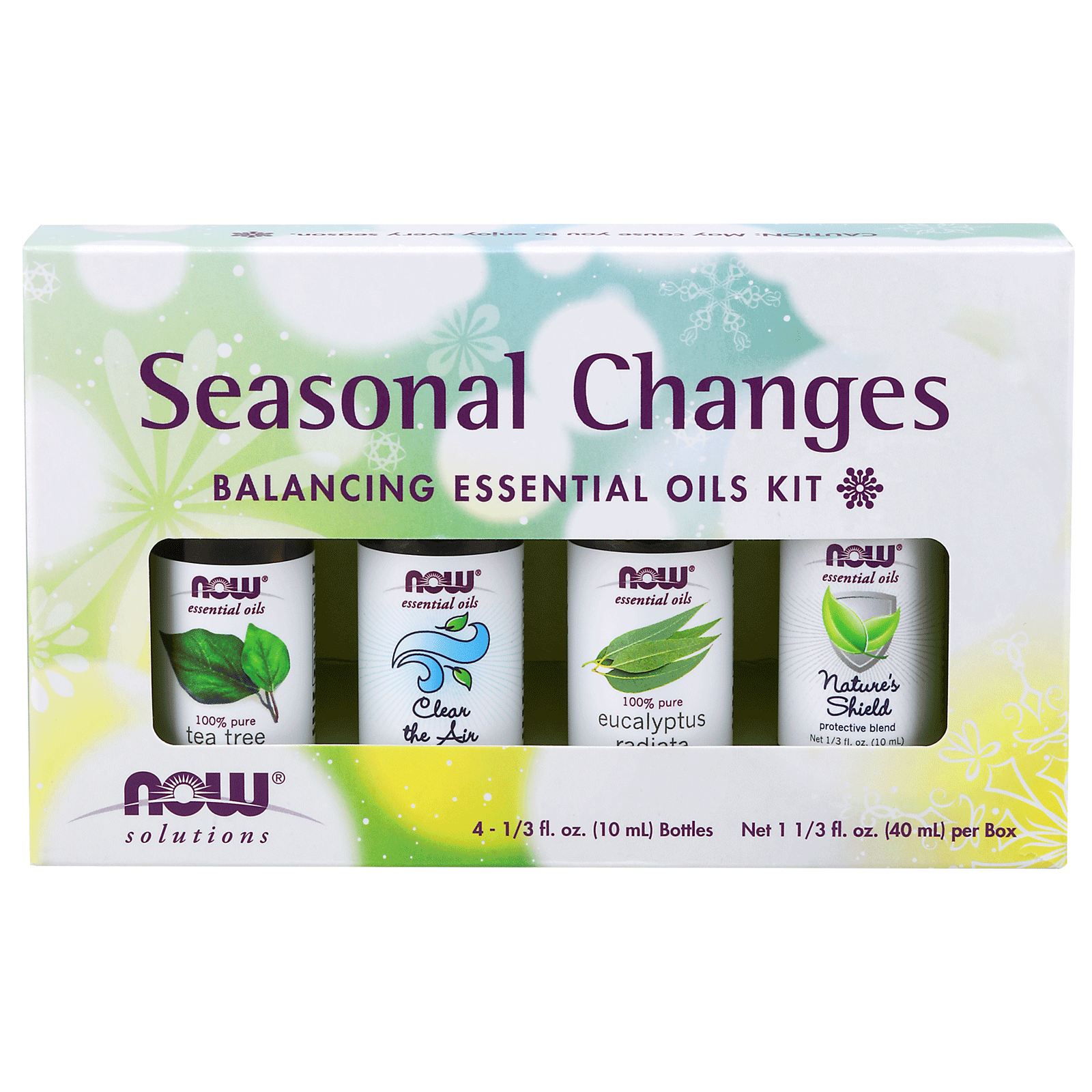 NOW Seasonal Changes Essential Oils Kit 4x10mL - 