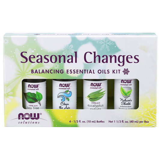 NOW Seasonal Changes Essential Oils Kit 4x10mL - 