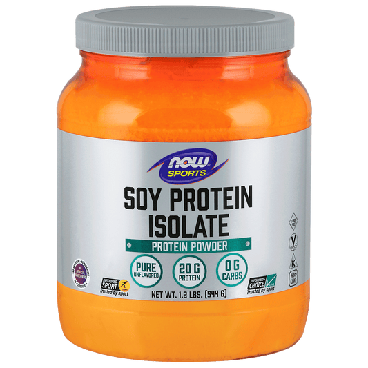 NOW Soy Isolate Unflavoured 544g - 