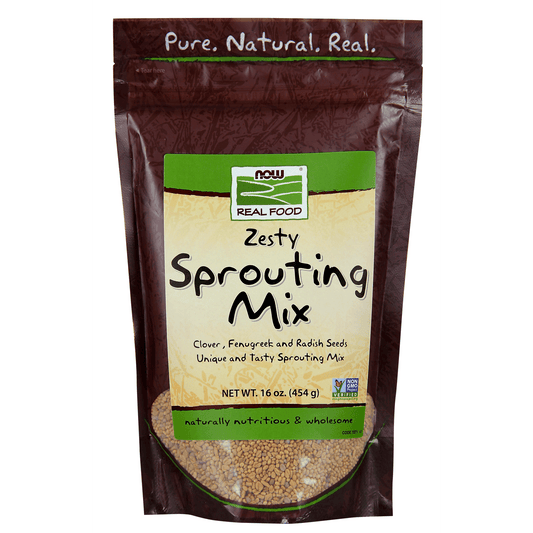NOW Sproutable Zesty Seed Mix 454g - 