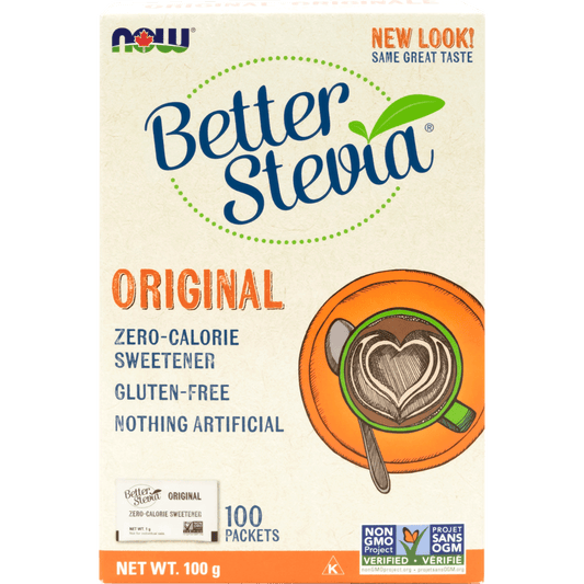 NOW Stevia Extract 100 x 1g Packets - 