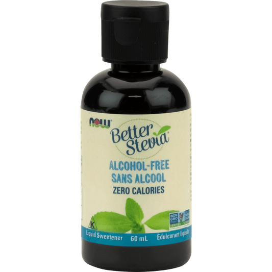 NOW Stevia Glycerite Alcohol-Free Liquid 60mL - 