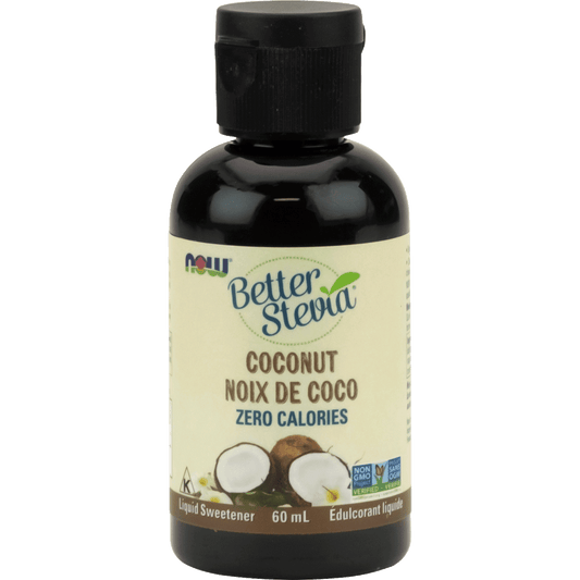 NOW Stevia Liquid Extract (Coconut) 60mL - 