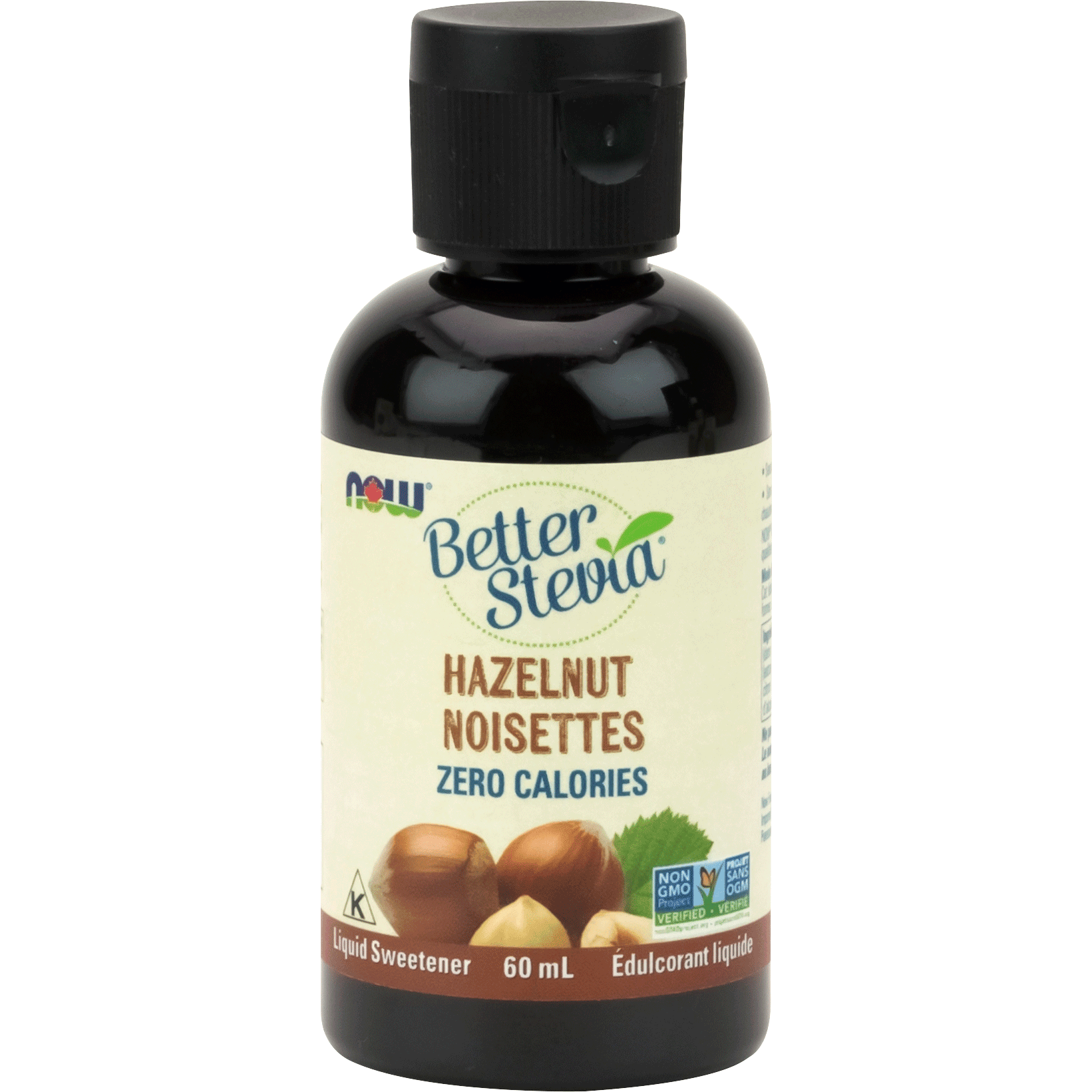 NOW Stevia Liquid Extract (Hazelnut) 60mL - 