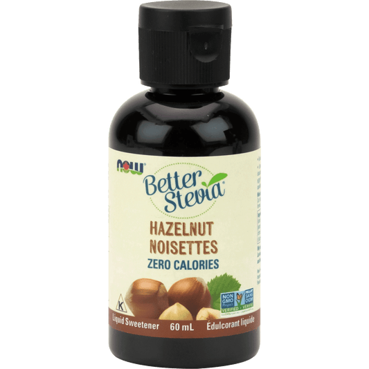 NOW Stevia Liquid Extract (Hazelnut) 60mL - 