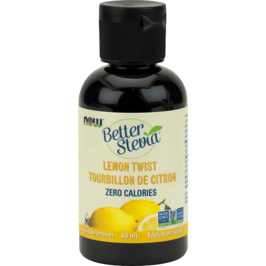 NOW Stevia Liquid Extract (Lemon Twist) 60mL - 
