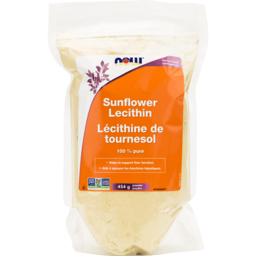 NOW Sunflower Lecithin Powder Non-GMO 454g - 