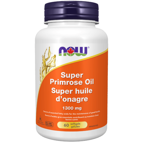 NOW Super Primrose Oil 1300mg 60 Softgels - 