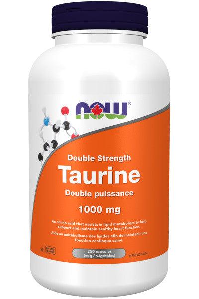 NOW Taurine 1000mg 250 Veg Capsules - 