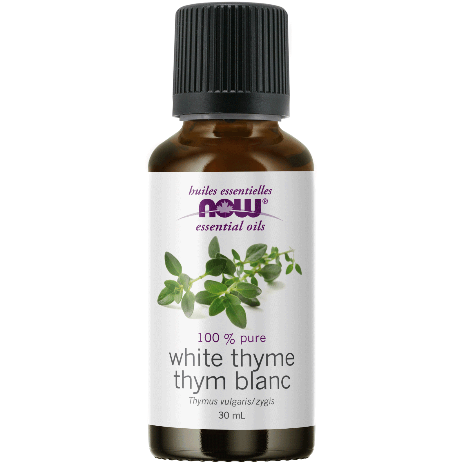 NOW Thyme Oil, White (Thymus vulgaris / zygis)30mL - 
