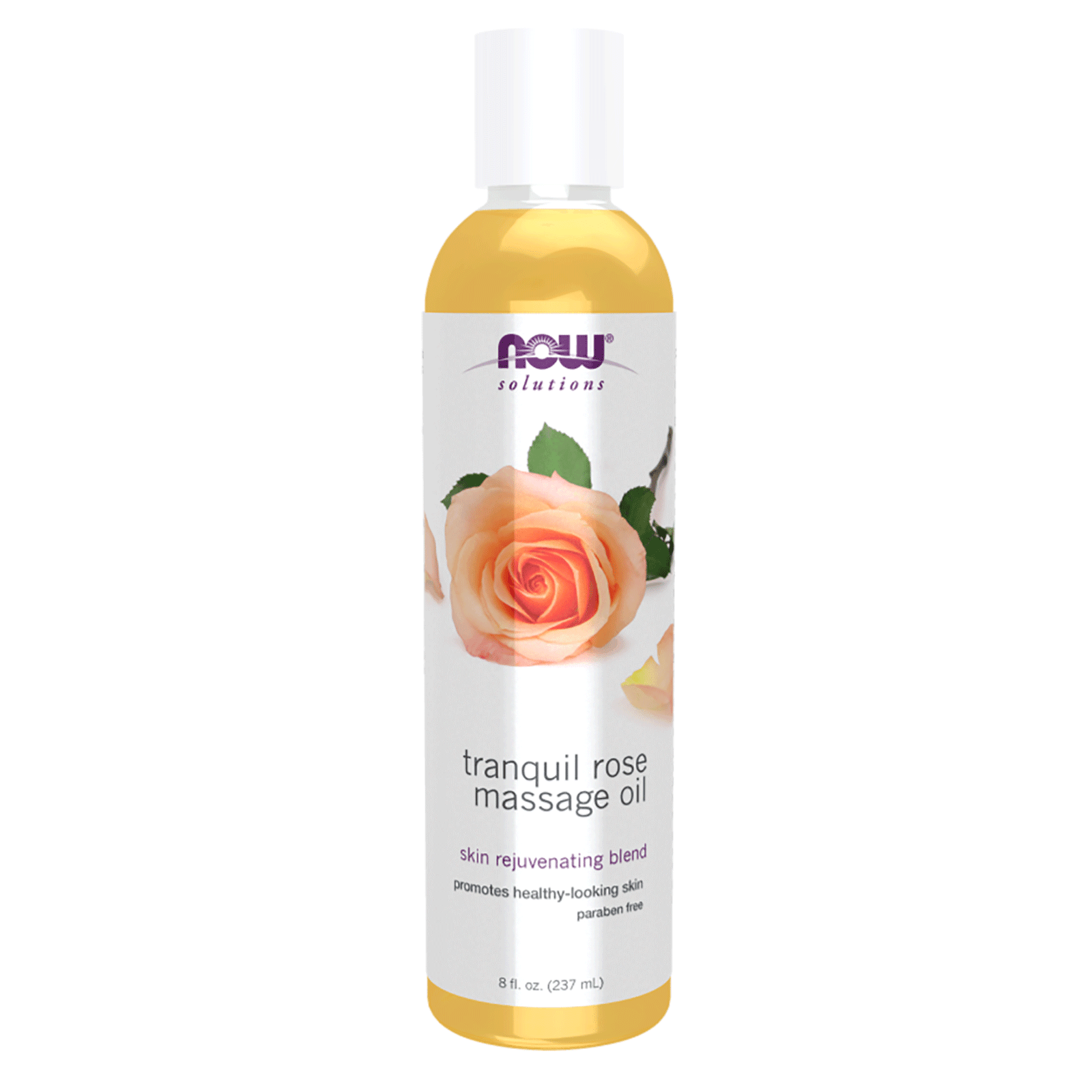 NOW Tranquil Rose Massage Oil 237mL - 