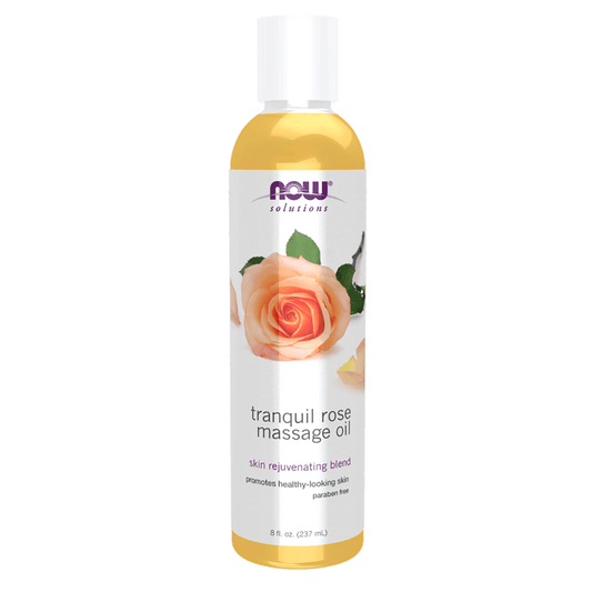NOW Tranquil Rose Massage Oil 237mL - 