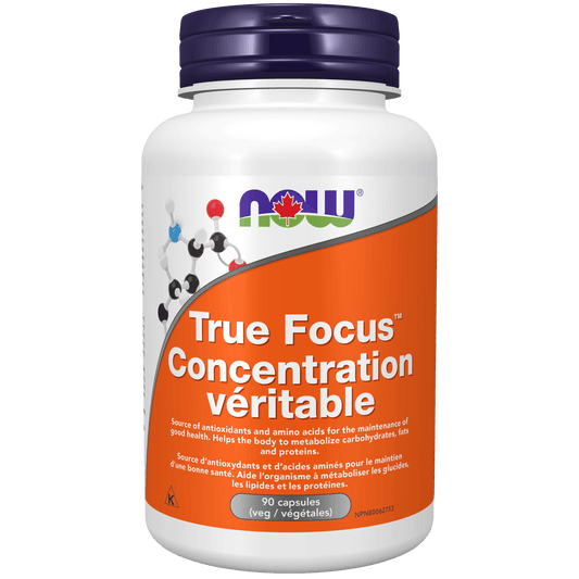 NOW True Focus 90 Veg Capsules - 