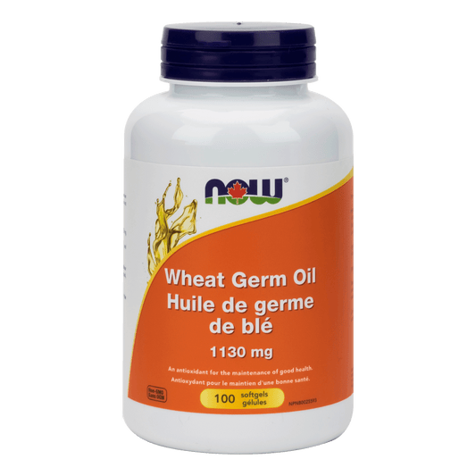 NOW Wheat Germ Oil 100 Softgels - 