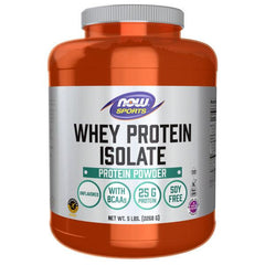NOW Whey Protein Isolate Unflavoured 2268g
