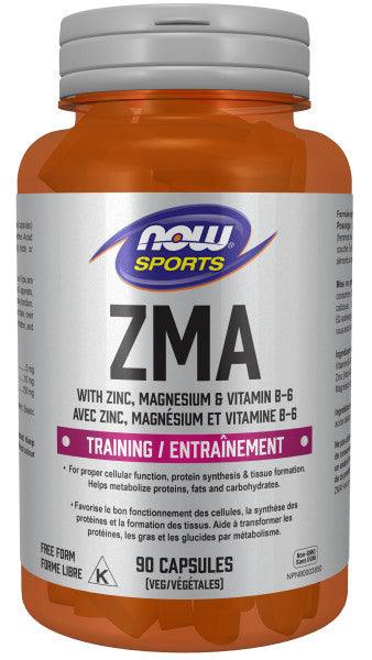 NOW ZMA with Zinc, Mg, B-6 90 Capsules - 