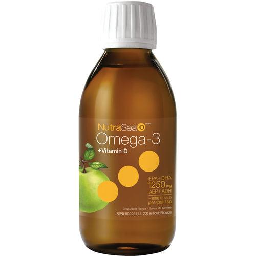 NutraSea+D Omega-3 Crisp Apple 200mL - 