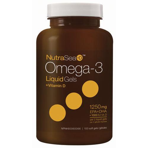NutraSea+D Omega-3 Fresh Mint 100 Softgels - 