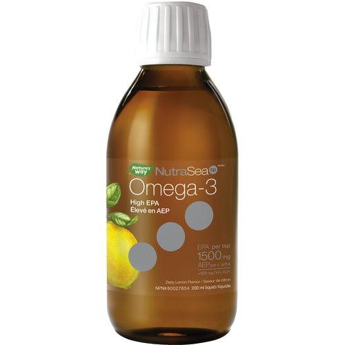 NutraSea HP Omega-3 Extra Strength EPA Lemon 200mL - 
