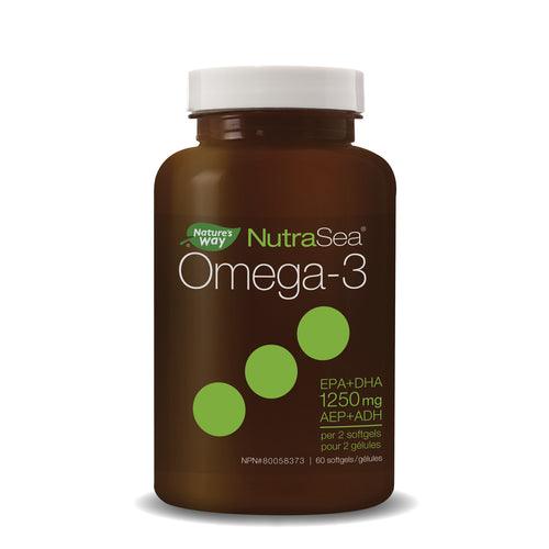 NutraSea Omega-3 Fresh Mint 60 Softgels - 