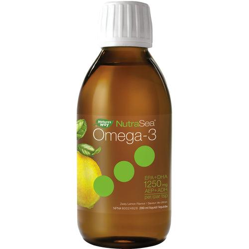 NutraSea Omega-3 Lemon 200mL - 