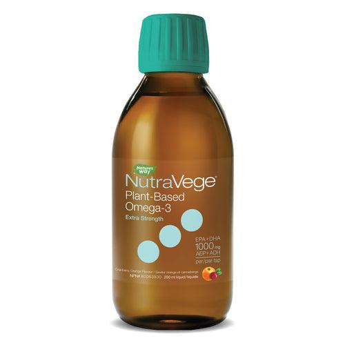 NutraVege Omega-3 Plant Based Extra Strength Cranberry Orange 200mL - 