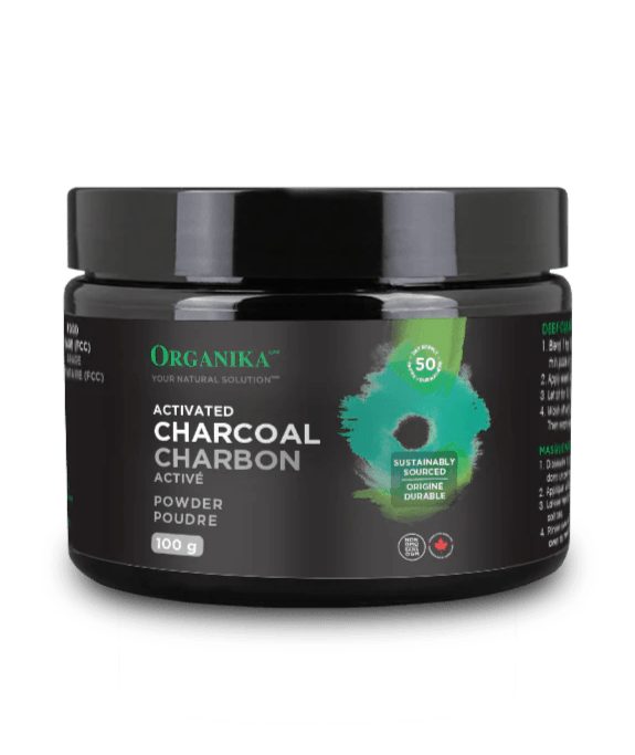Organika Activated Charcoal Powder 100g - Wellness Supplement