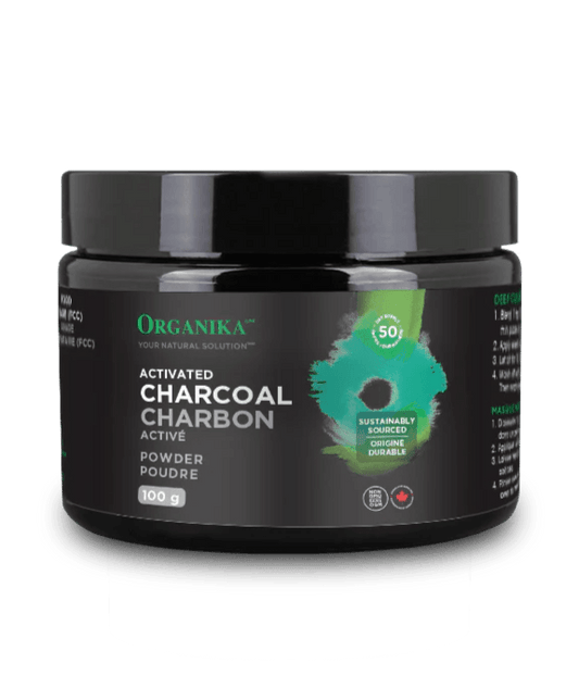 Organika Activated Charcoal Powder 100g - Wellness Supplement