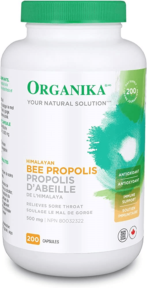 Organika Bee Propolis (Himalayan) 500mg 200 Capsules - Wellness Supplement