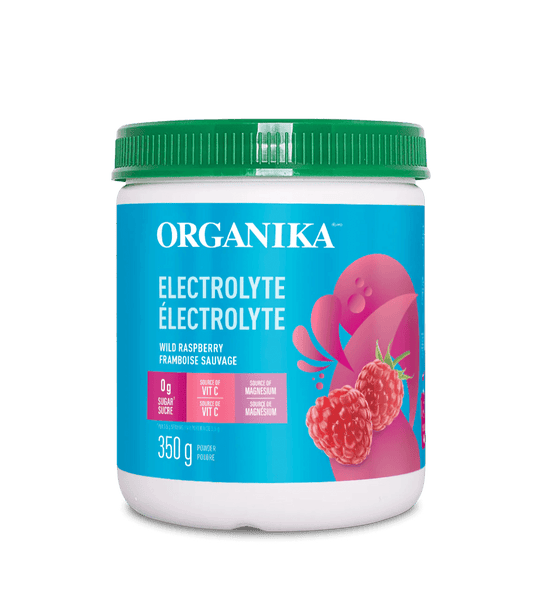 Organika Electrolyte Wild Raspberry 350g - Wellness Supplement