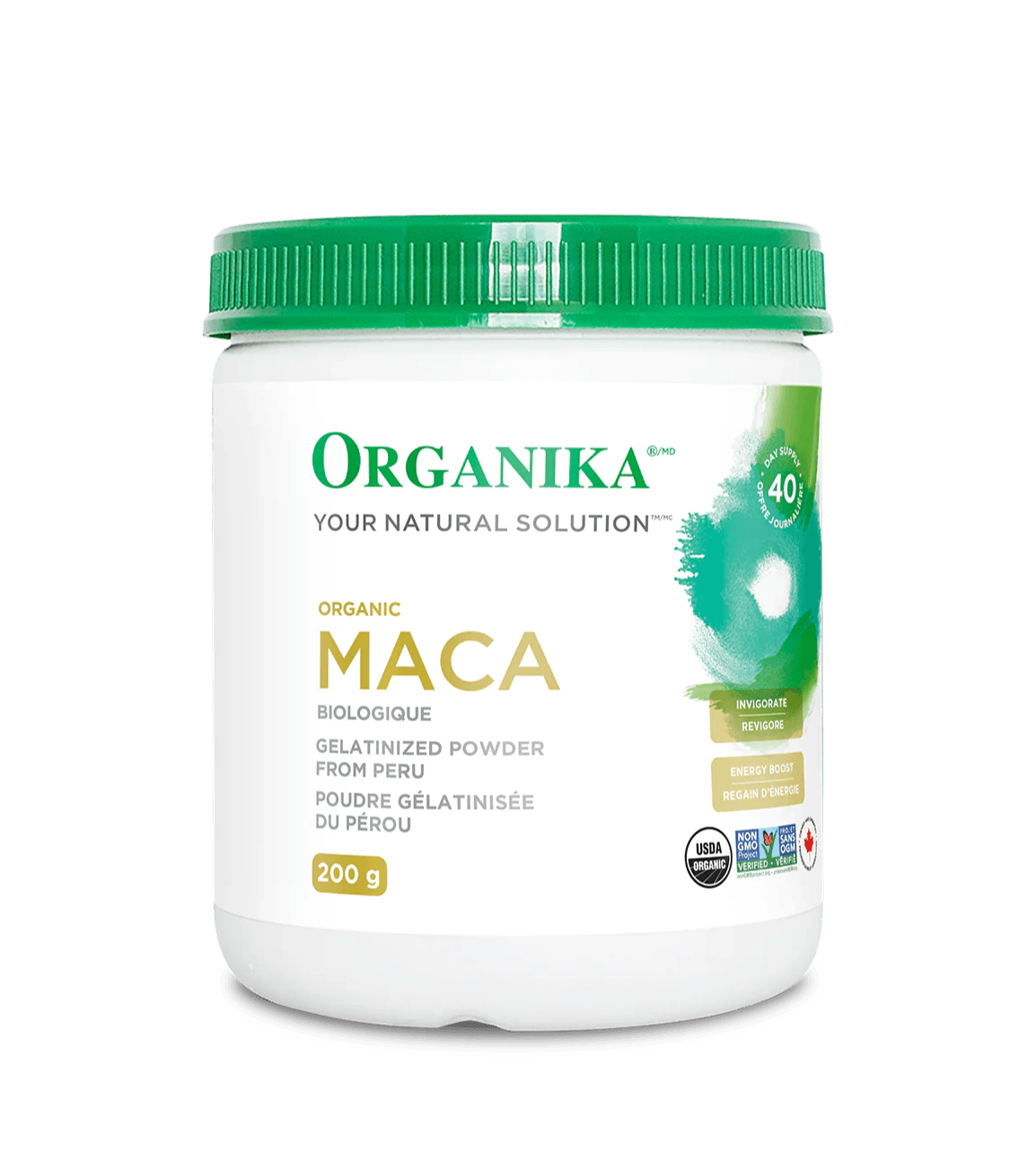 Organika Gelatinized Maca Organic 200g - Wellness Supplement