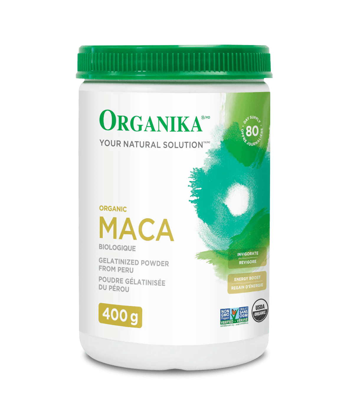 Organika Gelatinized Maca Organic 400g - Wellness Supplement