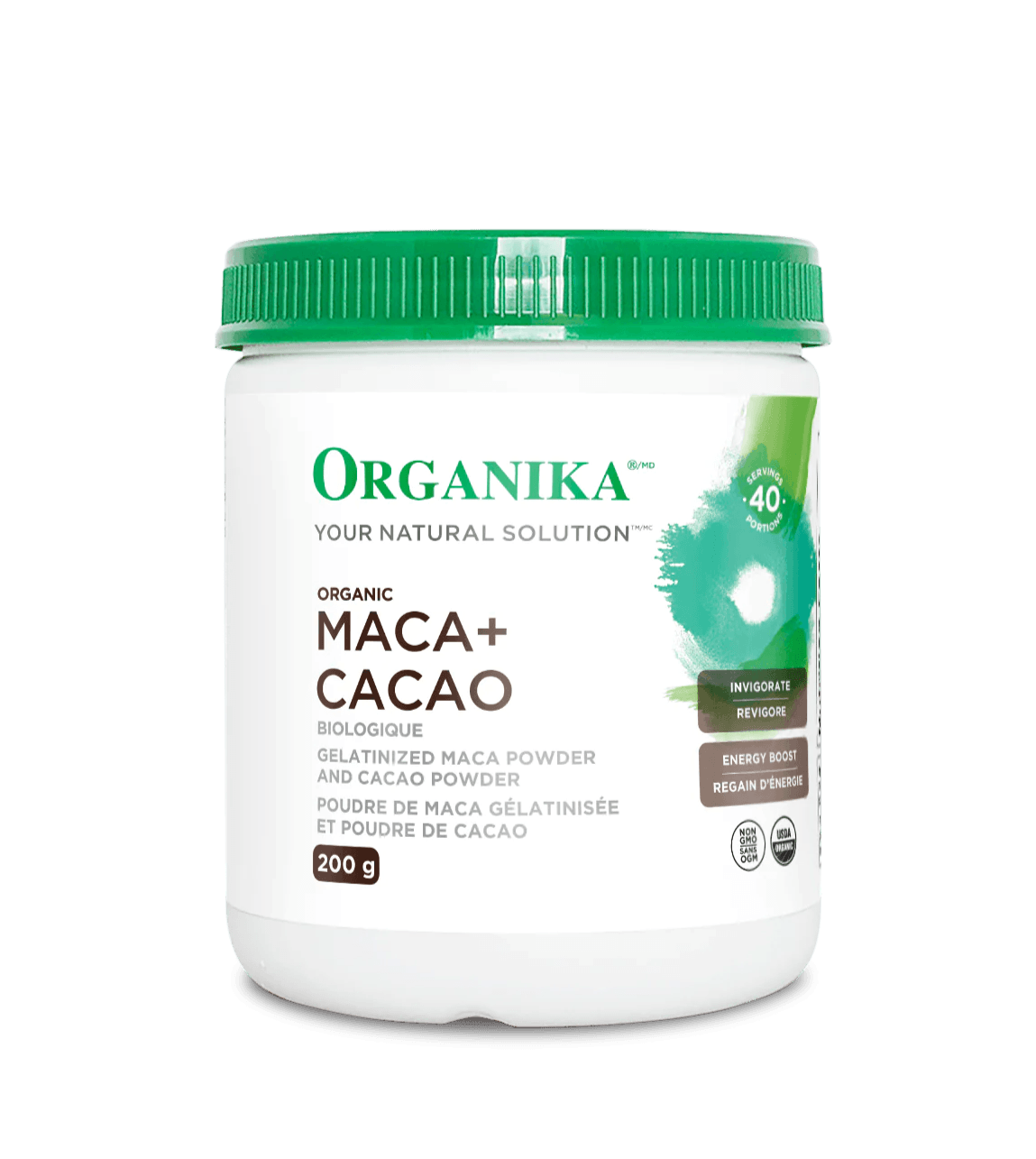 Organika Maca + Cacao Powder 200g - Wellness Supplement