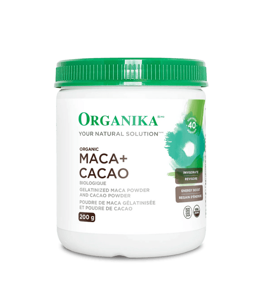 Organika Maca + Cacao Powder 200g - Wellness Supplement