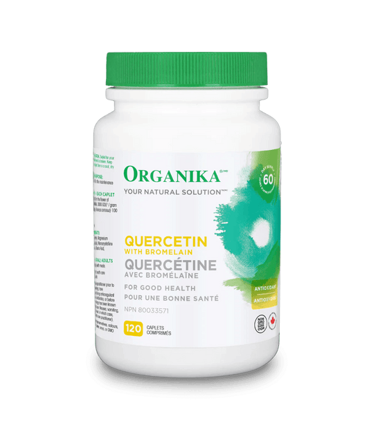 Organika Quercetin With Bromelain 500mg 120 Caplets - Wellness Supplement