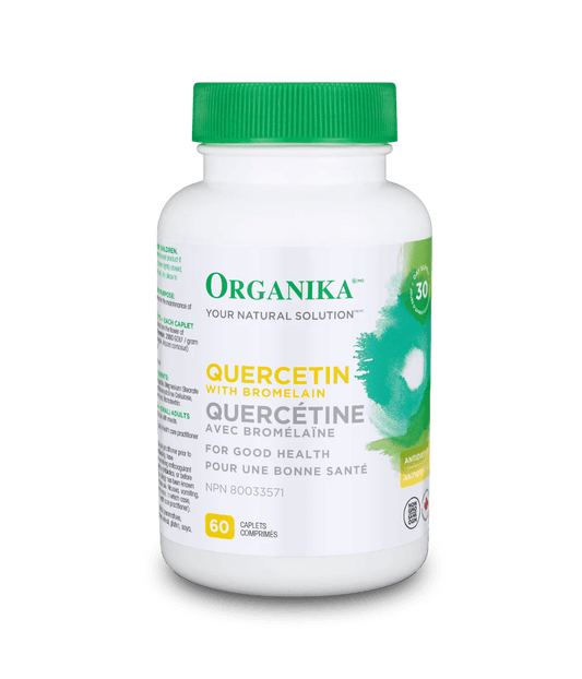 Organika Quercetin With Bromelain 500mg 60 Caplets - Wellness Supplement