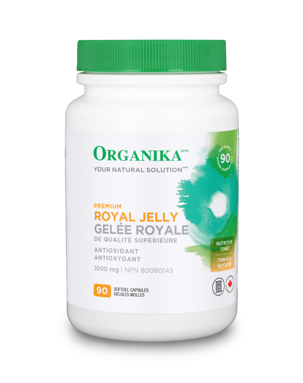 Organika Royal Jelly (Premium) 1000mg 90 Softgels - Wellness Supplement