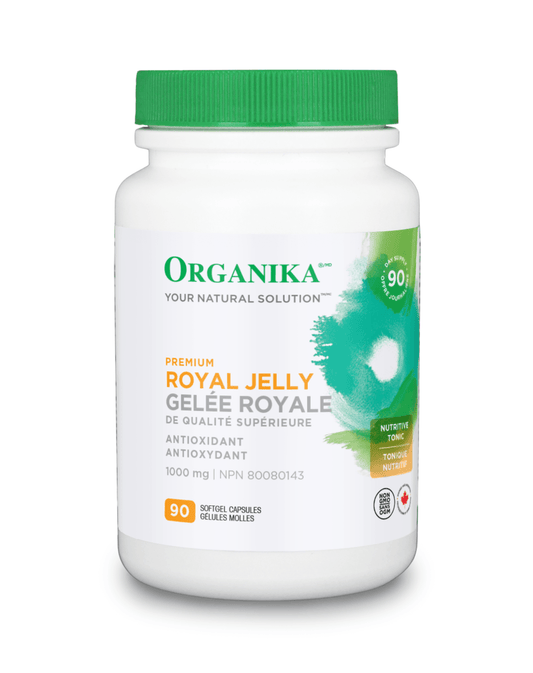 Organika Royal Jelly (Premium) 1000mg 90 Softgels - Wellness Supplement