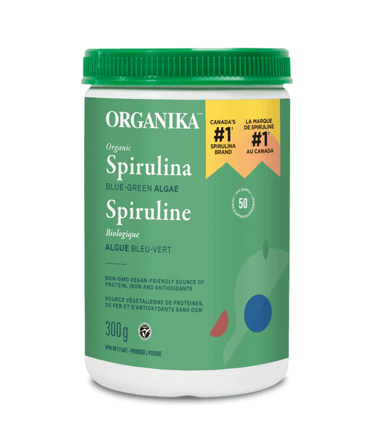 Organika Spirulina Powder Organic 300g - Wellness Supplement