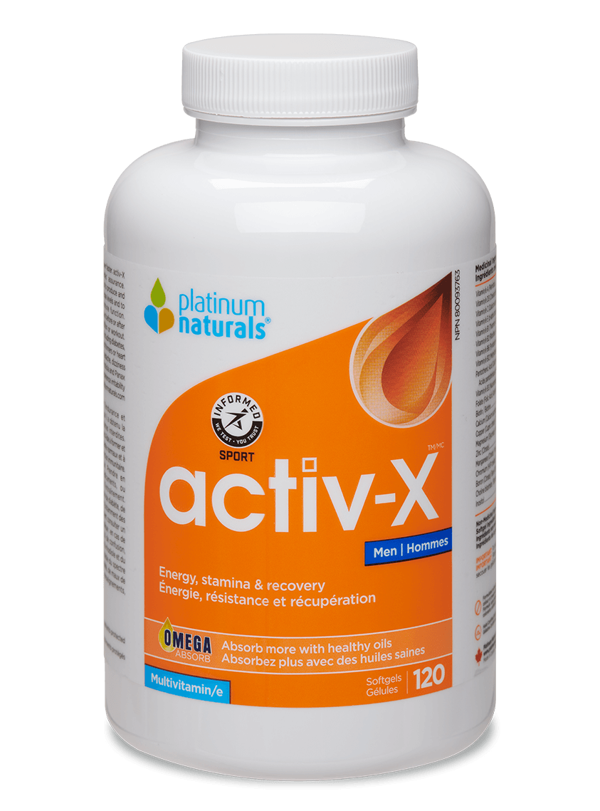 Platinum Naturals Activ-X™ For Men 120 Softgels - 
